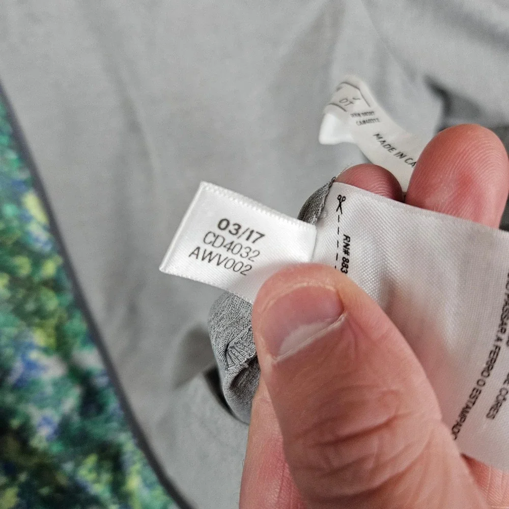 Adidas Women's‎ Gray Reversible Full Zip Jacket Floral Print Lined Medium